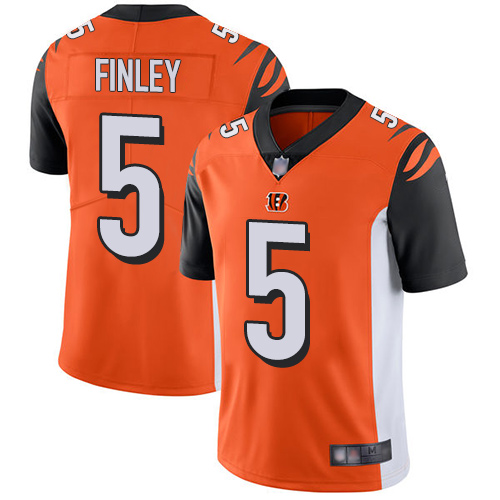 Cincinnati Bengals Limited Orange Men Ryan Finley Alternate Jersey NFL Footballl #5 Vapor Untouchable